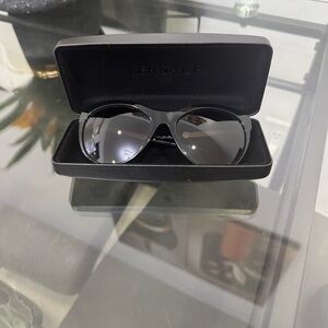 Versace Black and Gold Sunglasses
